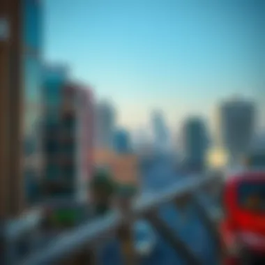 View of Deira's vibrant cityscape