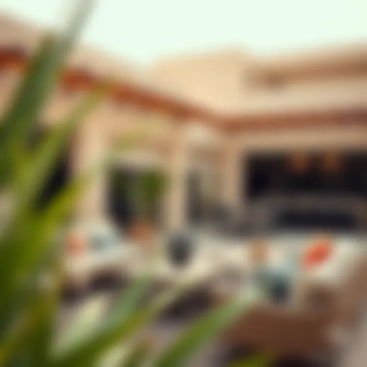 Outdoor Living Area with Karama Furniture Choices Outdoor space designed with Karama furniture selections