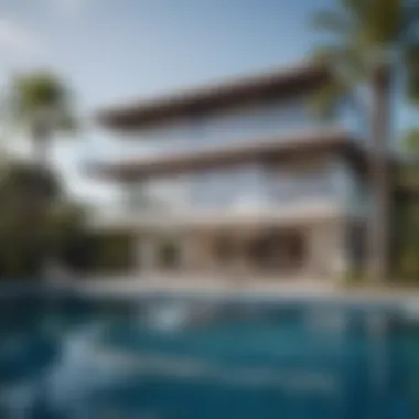 Contemporary architecture of La Riviera Azure