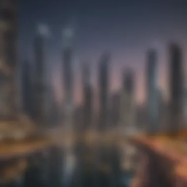Breathtaking Skyline of JLT Stunning skyline view of Jumeirah Lake Towers