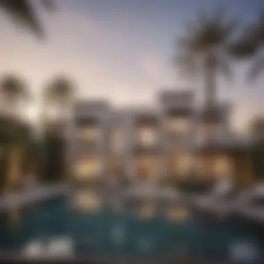 Architectural Elegance of Mulberry A stunning view of Mulberry's architectural design in Dubai Hills