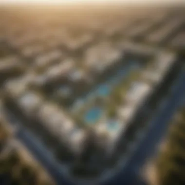 Aerial Perspective of النعيمية Aerial view showcasing the lush greenery and modern architecture of النعيمية
