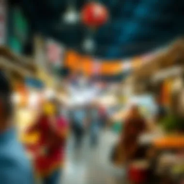 Cultural experience at a vibrant local market in Dubai