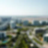 Panoramic view of Park Heights showcasing urban architecture and green spaces