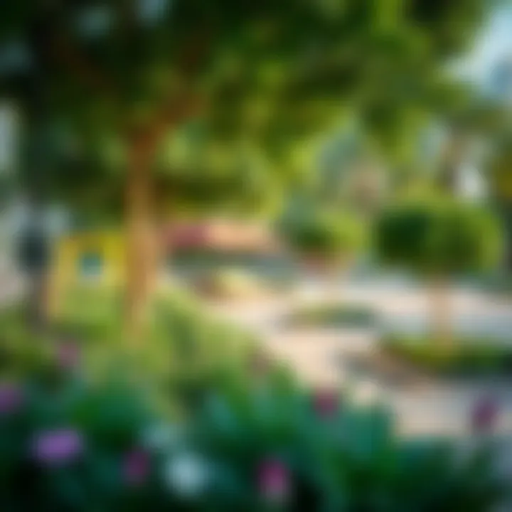 Vibrant Park Area in Park Heights Vibrant park area in Park Heights with lush greenery and recreational facilities