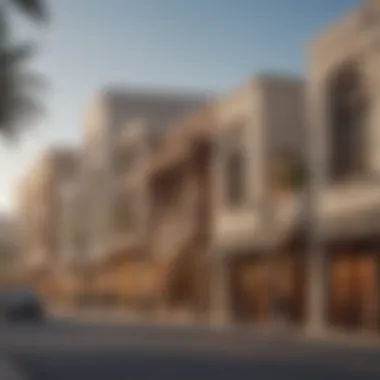 Cultural District in Dubai Cultural district showcasing traditional architecture