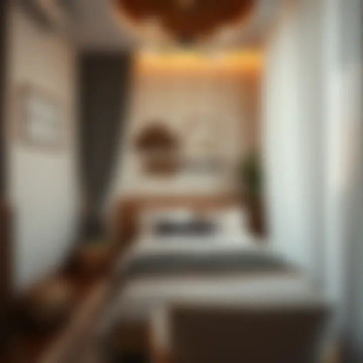 Cozy room interior designed for rental in Al Fahidi