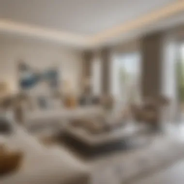 Spacious Living Areas in Sama Townhouses Interior layout of a Sama Townhouse highlighting spacious living areas