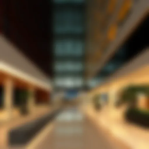 Modern Architectural Features of Tecom 2 Architectural view of Tecom 2 Building showcasing modern design