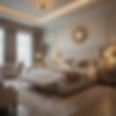 Stylish Dubai Bedroom Design Stylish bedroom reflecting Dubai's vibrant culture
