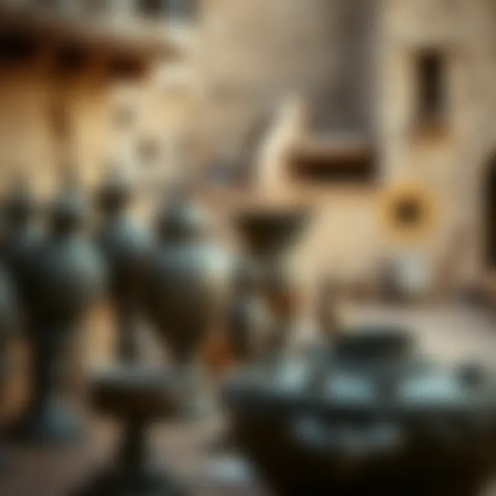 Heritage and History of Arabian Communities Historical significance of Arabian villages depicted through artifacts