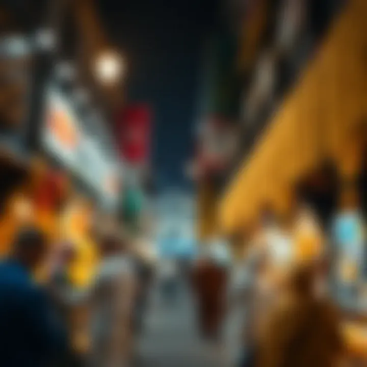 Vibrant Market Scene at Gold Souk Bustling market scene showcasing the vibrancy of the Gold Souk