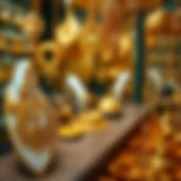 Intricate gold jewelry designs reflecting the craftsmanship of artisans