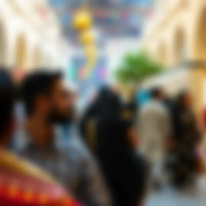 Cultural Vibrancy at Karama Centre Vibrant cultural event taking place at the Karama Centre