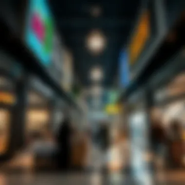 Diverse Retail Experience at Karama Centre An inviting retail area within the Karama Centre filled with diverse shops