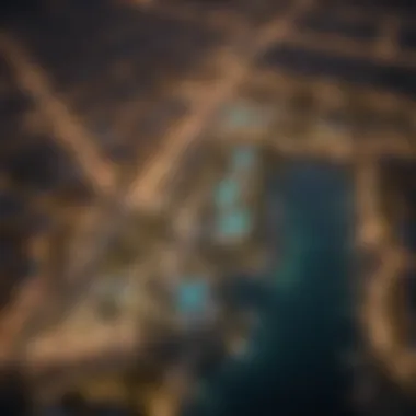 Location Map of Dubai Garden Glow Map highlighting the location of Dubai Garden Glow