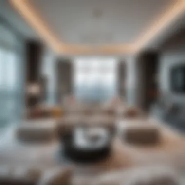 Sleek Interiors of The Torch Residences Modern interior design of a residence in The Torch
