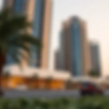 W Tower Sharjah: Architectural Marvel Stunning exterior view of W Tower Sharjah showcasing its unique architectural design.