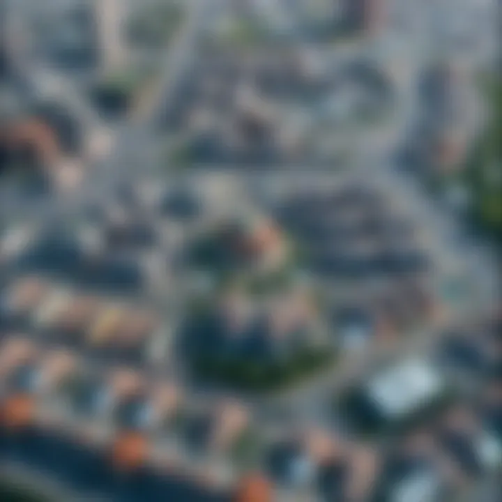 Aerial view of Falcon City Phase 2 showcasing its expansive layout