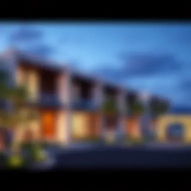 Architectural renderings of innovative residential designs in Falcon City Phase 2