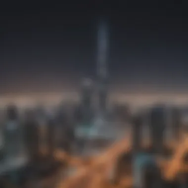 Dubai Skyline: A Glimpse of Affordable Living Vibrant Dubai skyline showcasing studio apartment locations