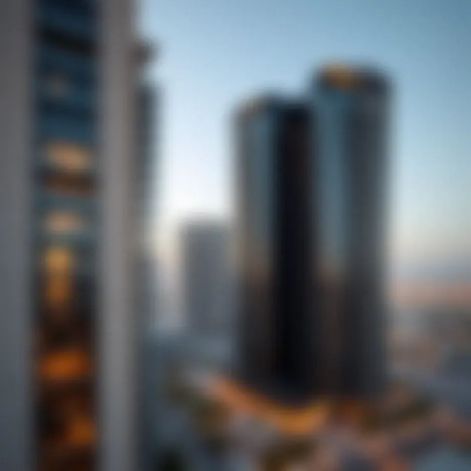 Aerial view of Al Yasmeen Building showcasing its architectural design