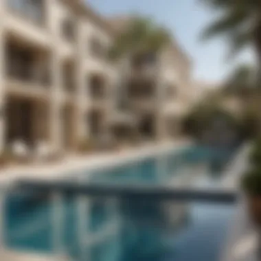 Luxurious Amenities at Greenside Residence Luxurious amenities offered at Greenside Residence including pool and gym
