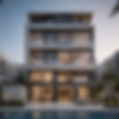 Architectural Elegance of Greenside Residence Stunning architectural facade of Greenside Residence showcasing modern design