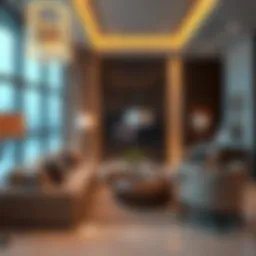 Luxurious living space in Jannah Hotel Apartments