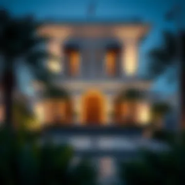 Elegant exterior view of Jannah Villas