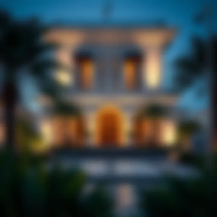 Elegant exterior view of Jannah Villas