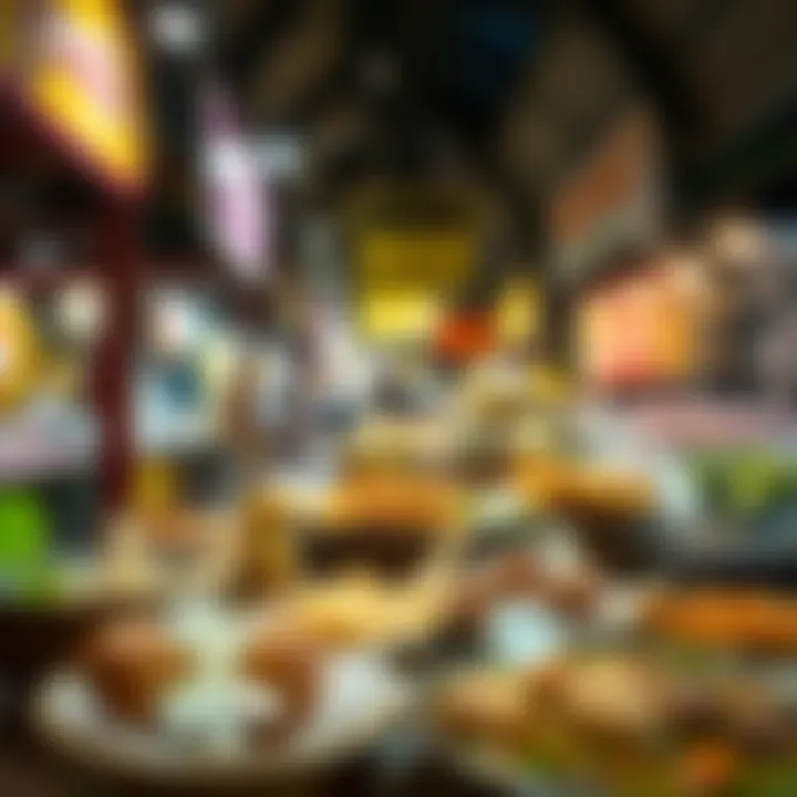 Culinary Delights at Karama Market A variety of traditional and modern dining options in the market