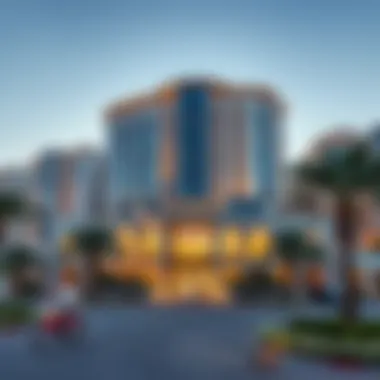 Luxury Residential Building in Koronish Ajman A luxurious residential building in Koronish Ajman, symbolizing real estate opportunities.