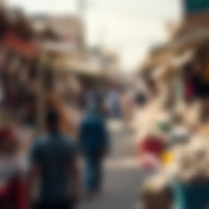 Local Market in Koronish Ajman A market scene in Koronish Ajman highlighting local culture and commerce.