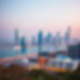 A panoramic view of Koronish Ajman showcasing its vibrant skyline.