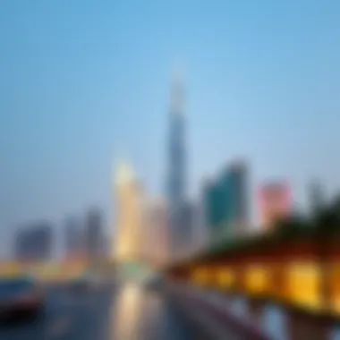 Modern Dubai Skyline