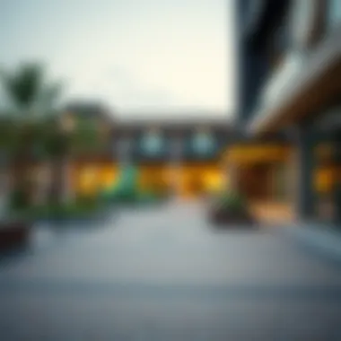 Community Amenities in Manazil Al Barsha Community amenities in Manazil Al Barsha including recreational areas and shops