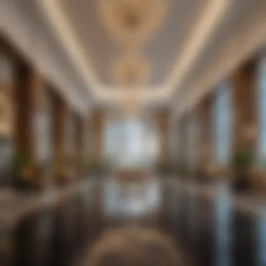 Luxurious Lobby of Maria Tower Interior design highlights of Maria Tower's luxurious lobby.