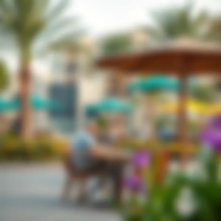 Vibrant community amenities surrounding Marwa Heights