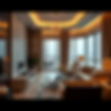 Interior design of a luxury apartment in Marwa Heights