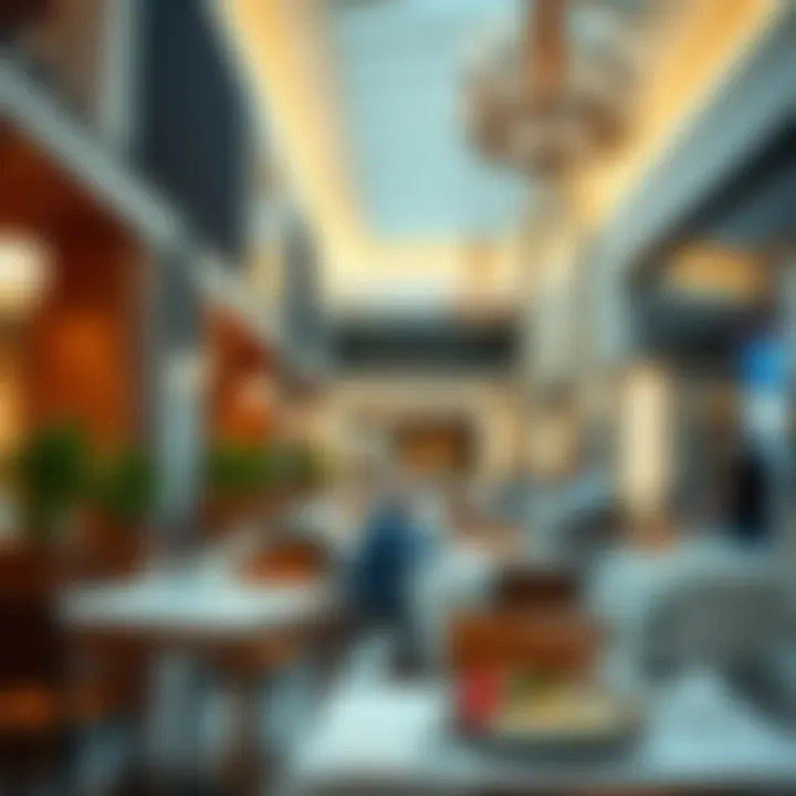 A selection of fine dining options at Mirdif Avenue Mall