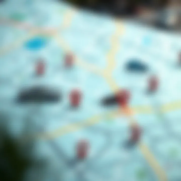 Map of Affordable Parking Options A map highlighting affordable parking options in Dubai