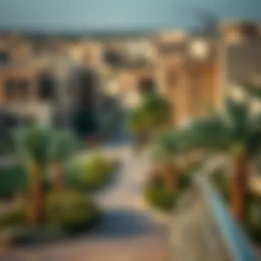 Scenic Overview of Al Nahda 2 A scenic view of Al Nahda 2 highlighting local amenities and greenery