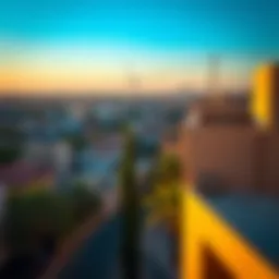 Scenic view of Al Garhoud neighborhood