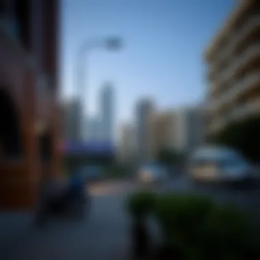 Visual representation of rental price trends in Dubai