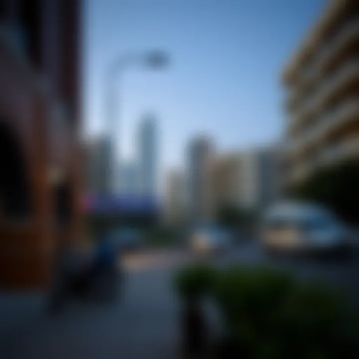Visual representation of rental price trends in Dubai
