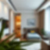 Contemporary Studio Flat Interior Interior view of a contemporary studio flat in International City