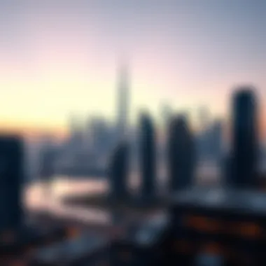 Stunning skyline view of Dubai showcasing modern architecture and luxury properties