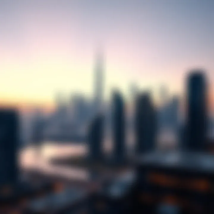 Stunning skyline view of Dubai showcasing modern architecture and luxury properties