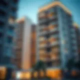 A modern apartment building in Al Warqa